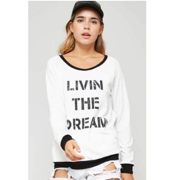 Promesa Living The Dream Long Sleeve Sweatshirt - Picture 1 of 8